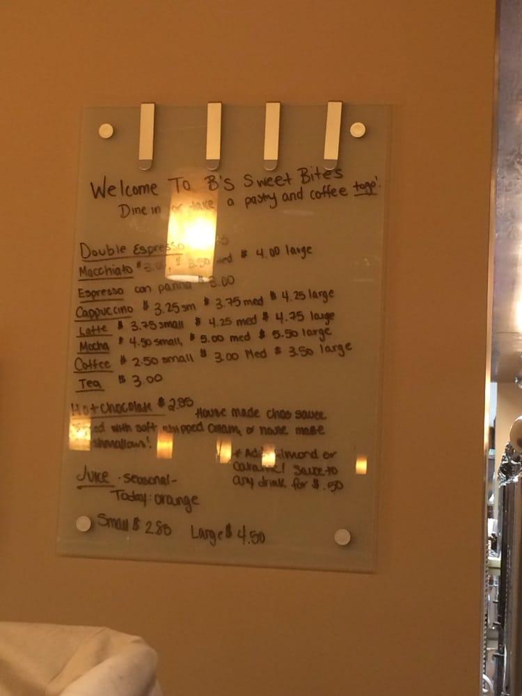 Menu At B's Sweet Bites Cafe, Des Plaines