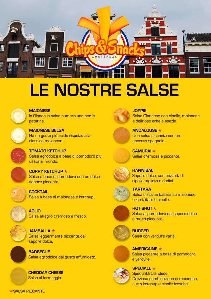 Speisekarte von Chips & Snacks restaurant, Castel San Giovanni