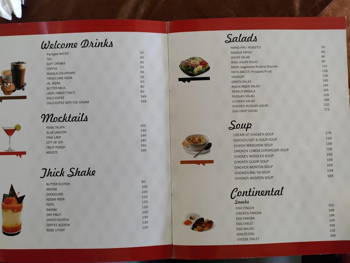 Angithi menu