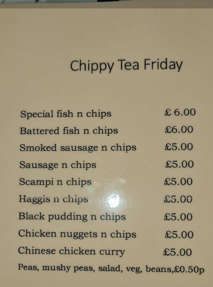 Menu at The Glen Tavern pub & bar, Dunfermline, 110-112 Pittencrieff St