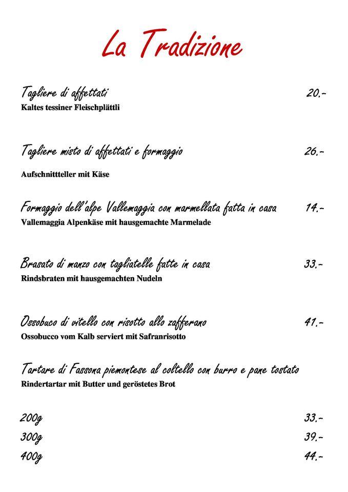 Menu di Locanda Poncini 