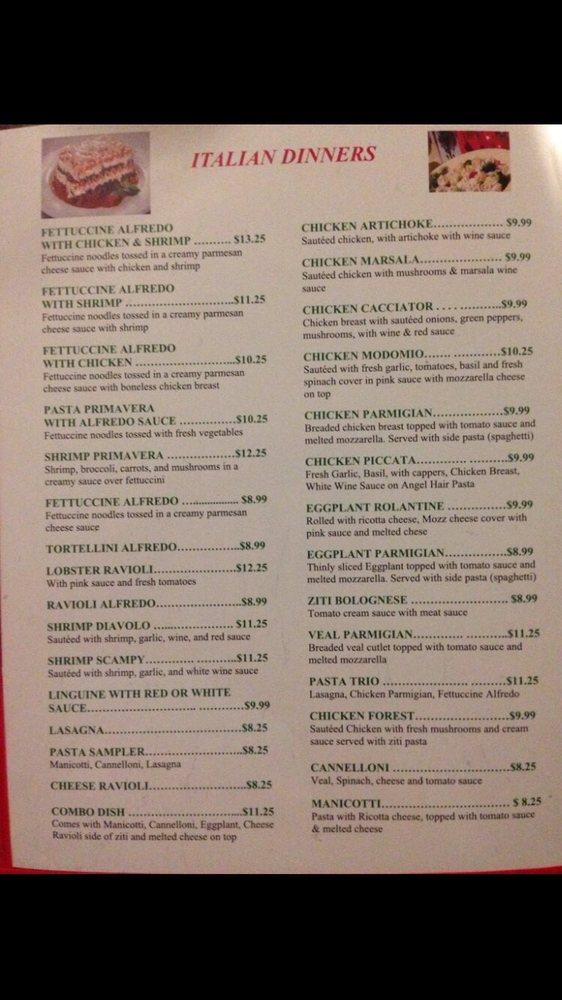 Menu at Tomatoes Mexican & Italian restaurant, Waxahachie