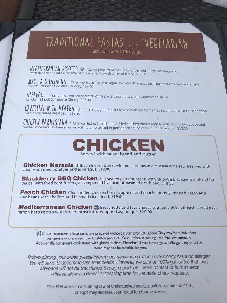Menu at The Chocolate Avenue Grill pub & bar, Hershey