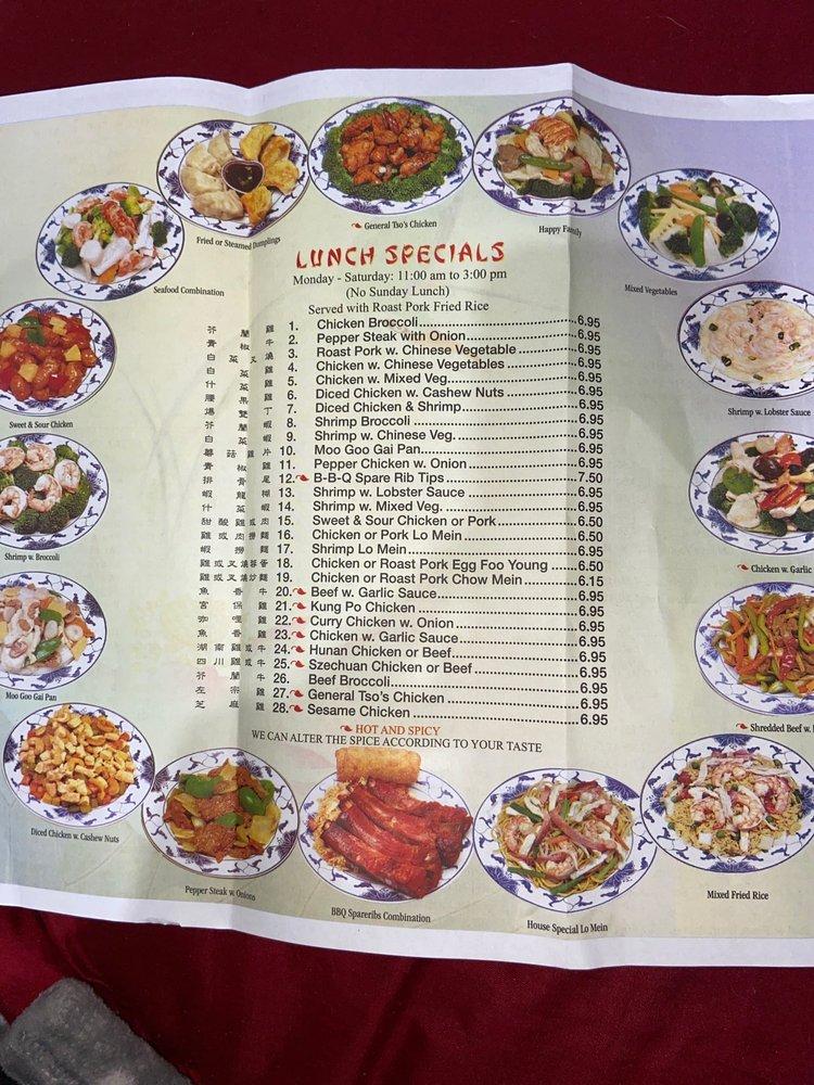 Menu at China King restaurant, Harrington, Midway Dr 8