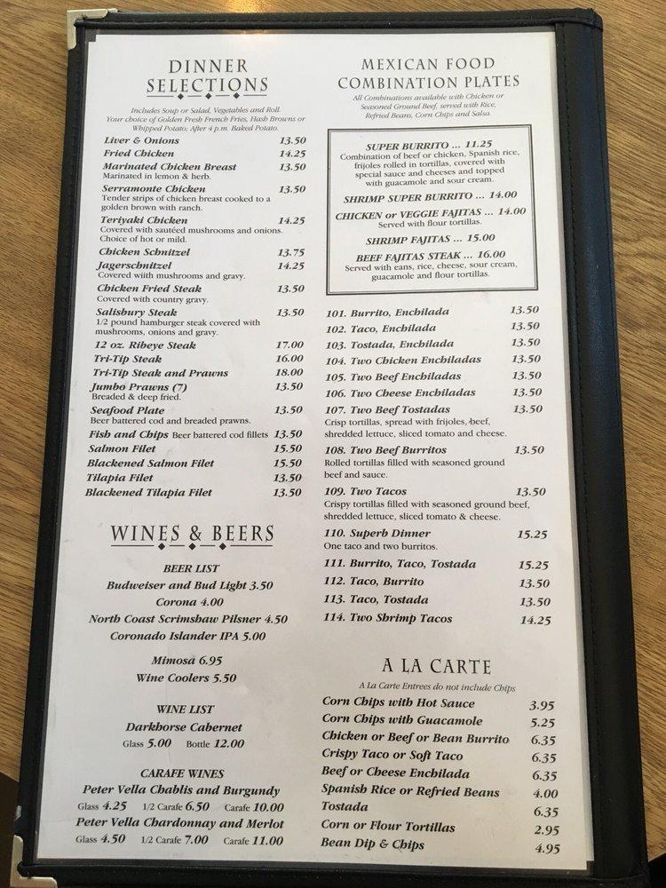 Menu at Copper Skillet Restaurant, Dublin