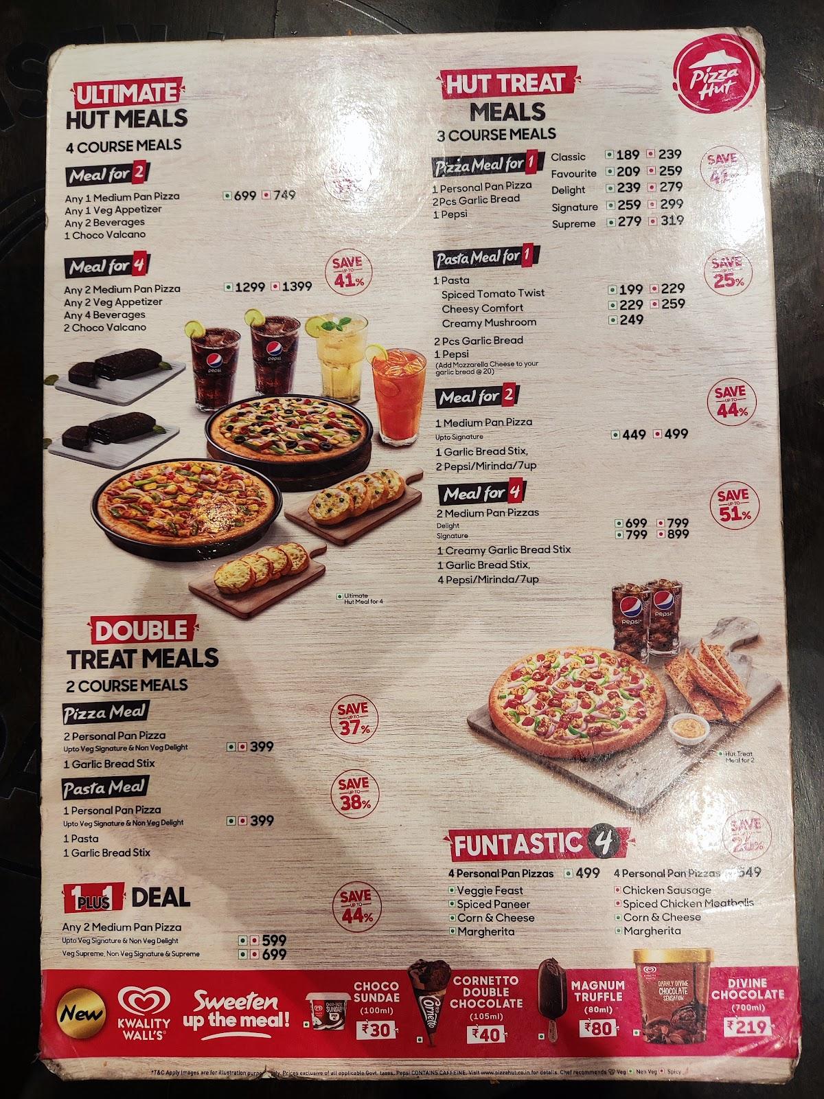 Menu at Pizza Hut, Salem, Plot No 7