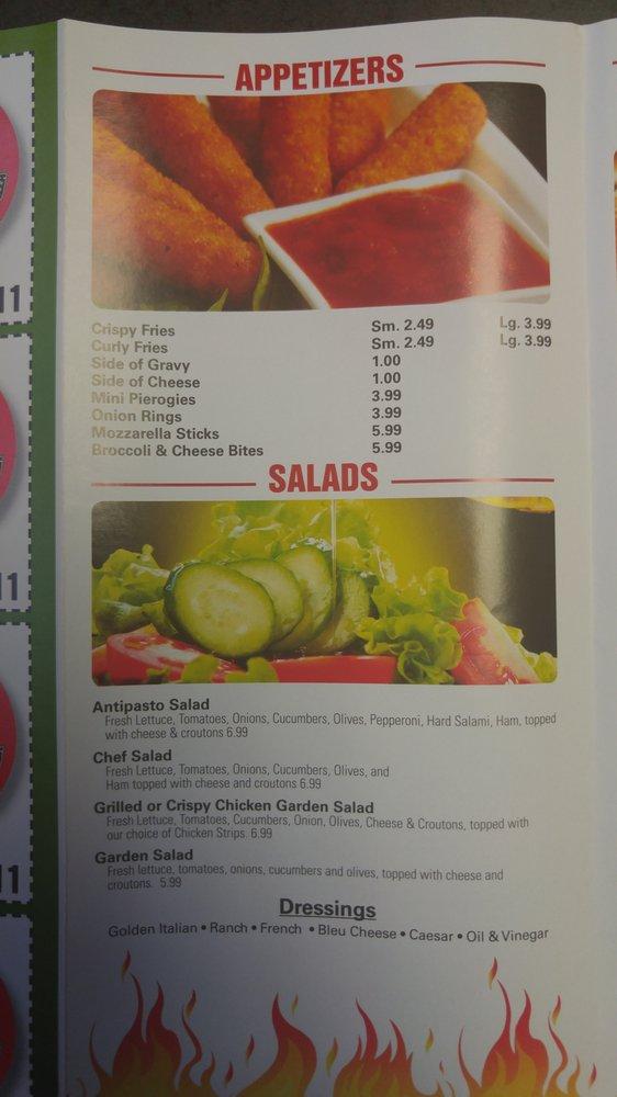 Menu at Rocky’s Sweet Pizzz Pizza pizzeria, Frackville