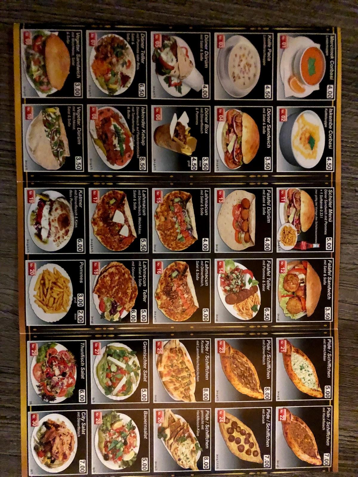 Speisekarte von Anatolia Pizza und Kebap Haus Kelsterbach, Kelsterbach