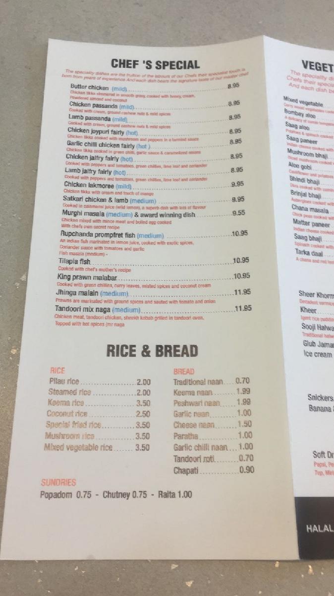 Menu at Grill House Kidbrooke restaurant, London