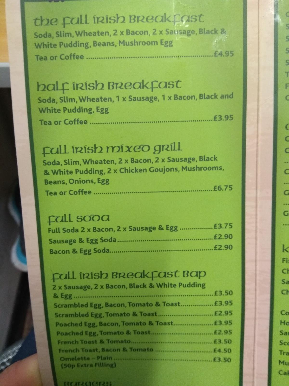 Menu At The Full Irish Pub Bar Newry   Rd28 Menu The Full Irish 2022 10 