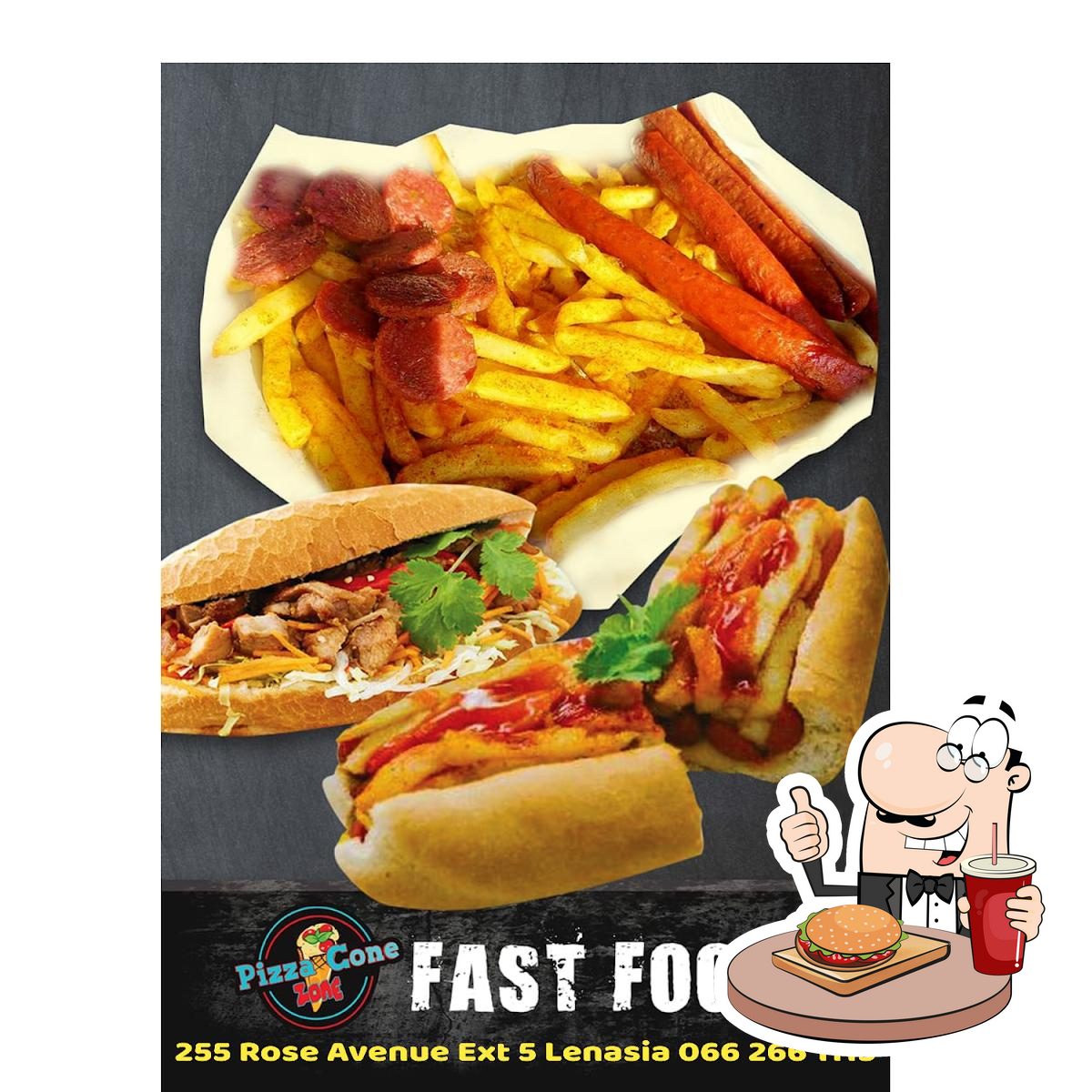 Restaurante Pizza Cone Zone Lenasia, Lenasia Opiniones del restaurante
