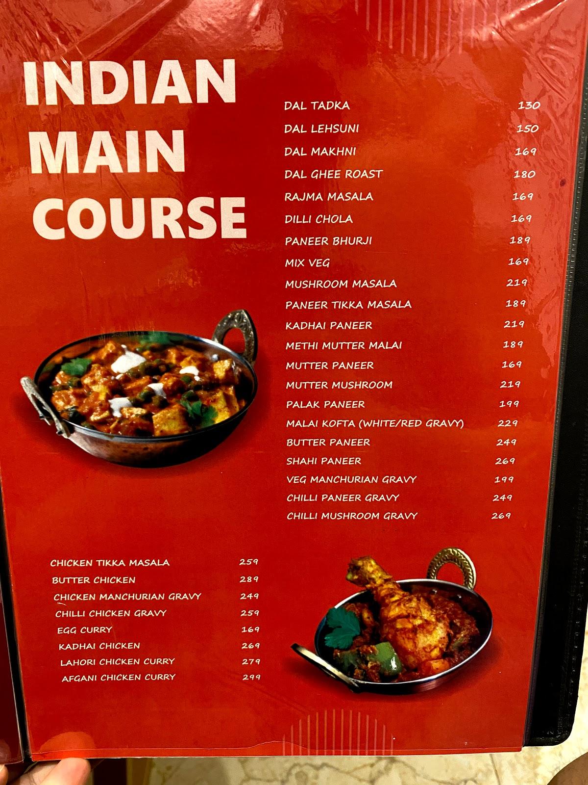 Gobblers Restro & Cafe menu