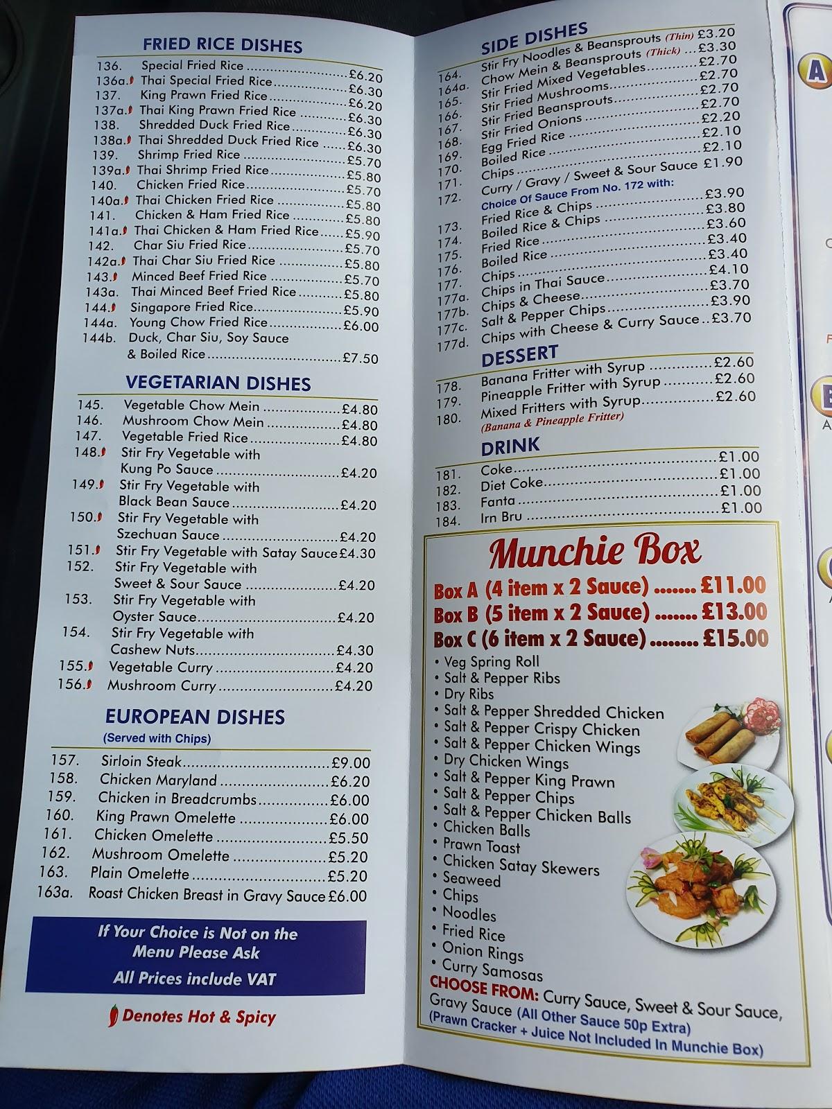Menu at Millfield Kitchen Ltd fast food, Arbroath