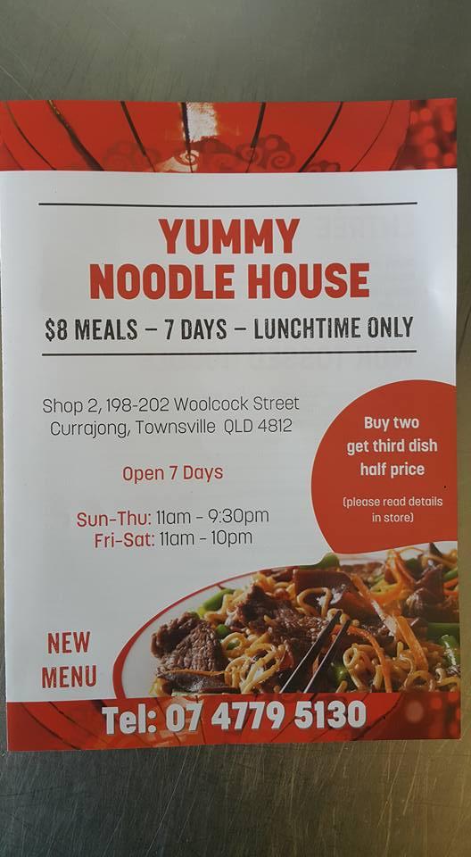 Yummy Noodle House, 2/198 Woolcock St In Currajong - Restaurant Reviews