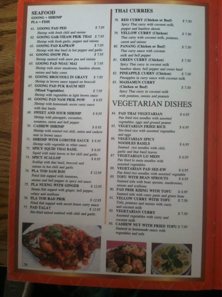 Menu at Fortune House restaurant, Los Angeles