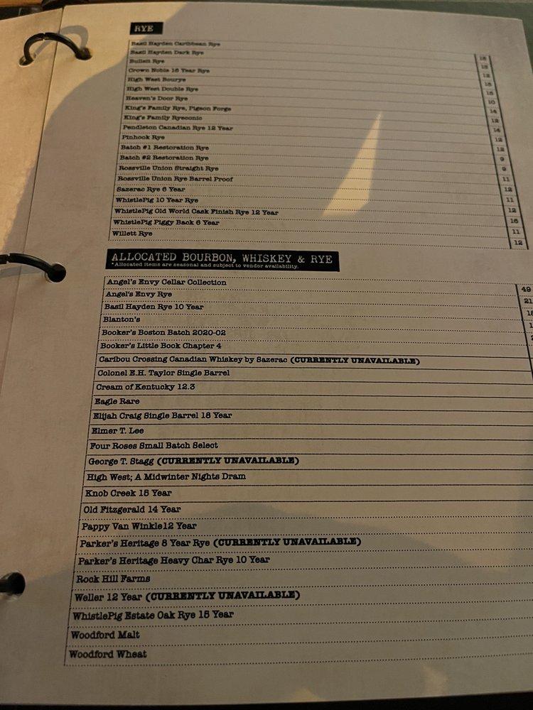 Menu at The Greenbrier Restaurant, Gatlinburg