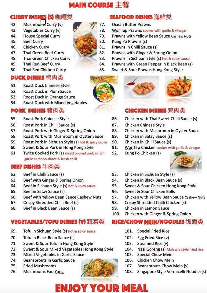 Menu at Yumi Yumi fast food, Farnborough