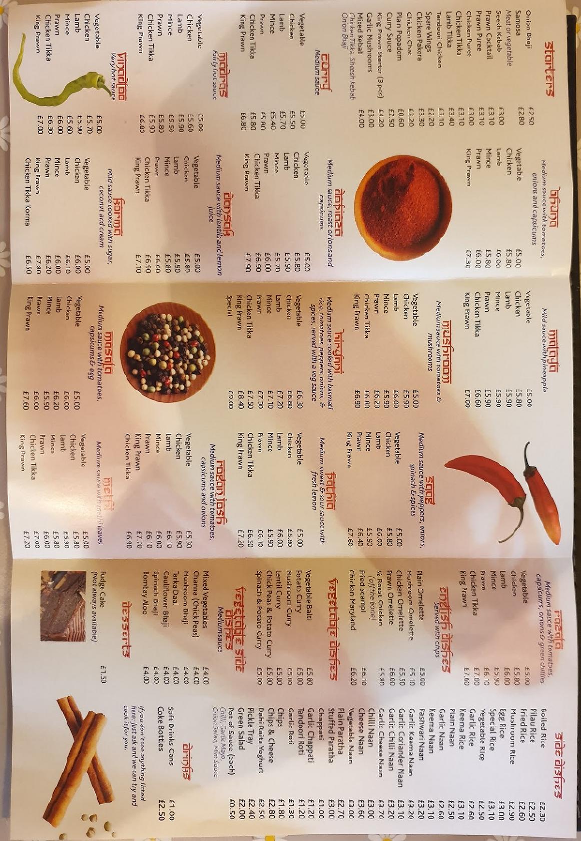 Menu At Rasheeds Fast Food Sheffield 950 City Rd