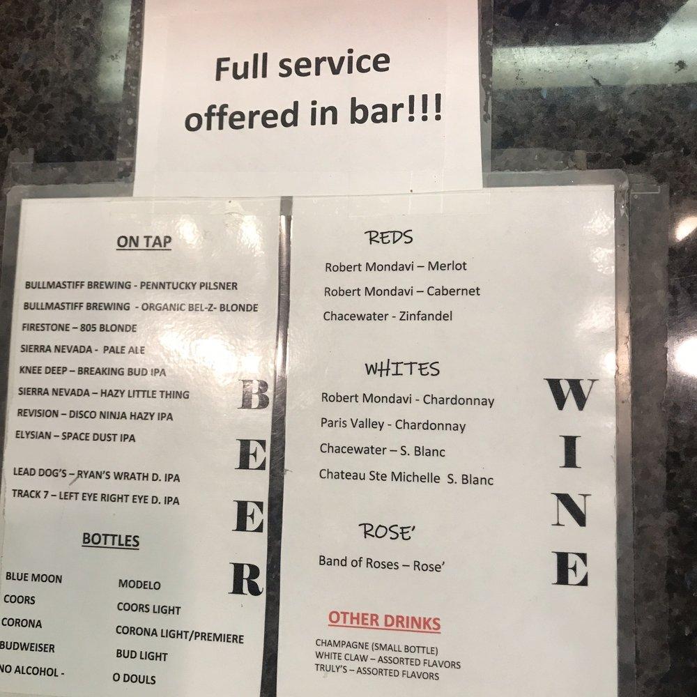 Menu at Players Restaurant and Sports Bar, Penn Valley