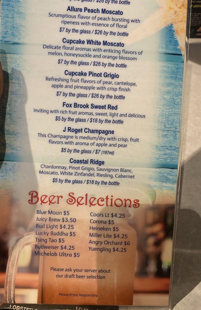 Menu at The Juicy Crab restaurant, Charlotte