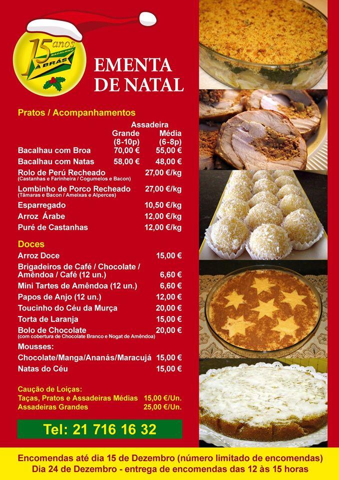 Menu Em Bacalhau Br S Restaurante Lisboa