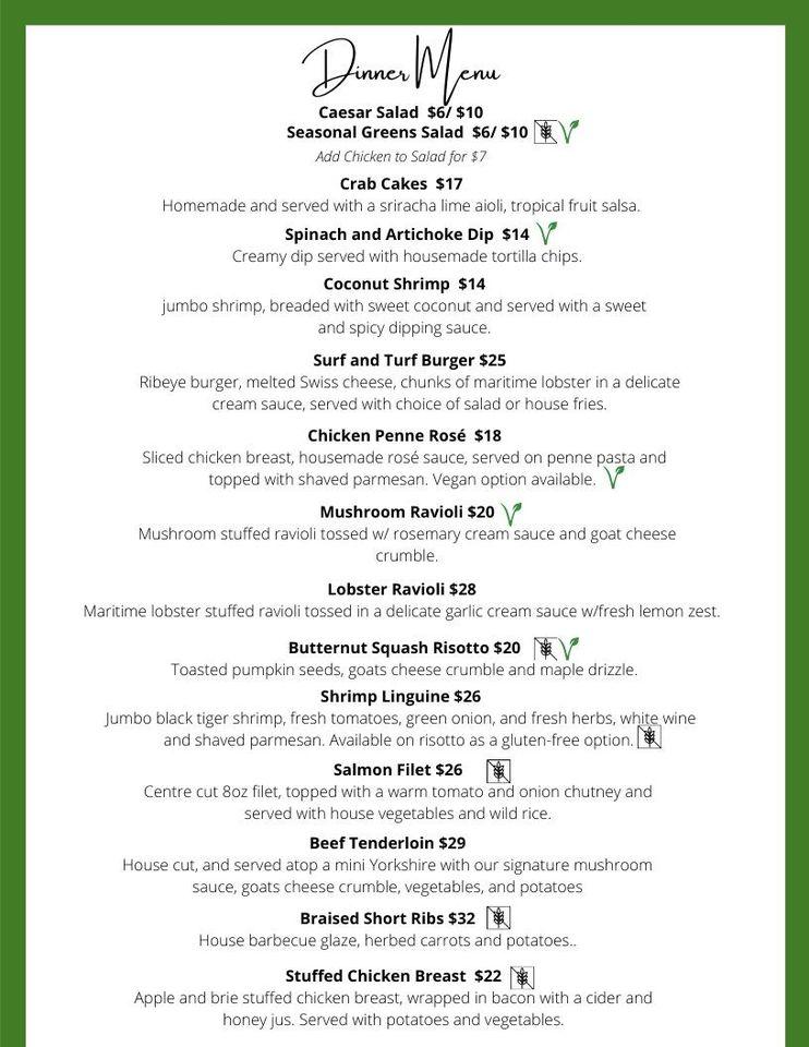 Menu at The Curly Willow Eatery restaurant, Collingwood