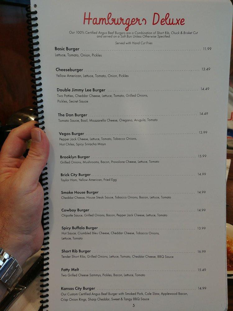 Menu at Tops Diner desserts, East Newark