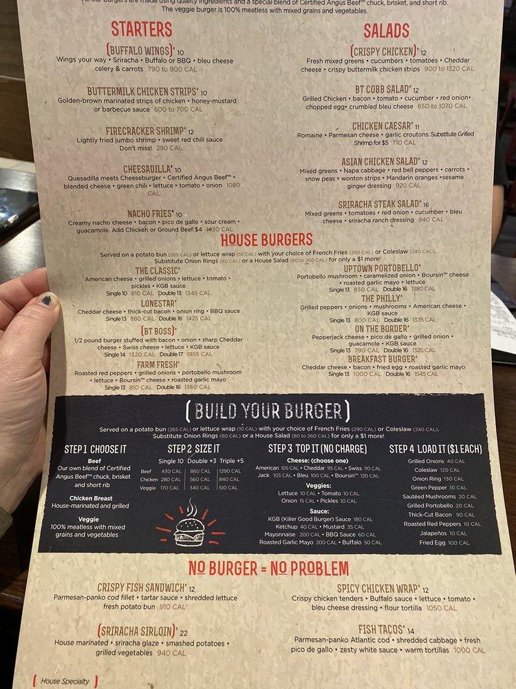 Menu at Burger Theory Yuma pub & bar, Yuma