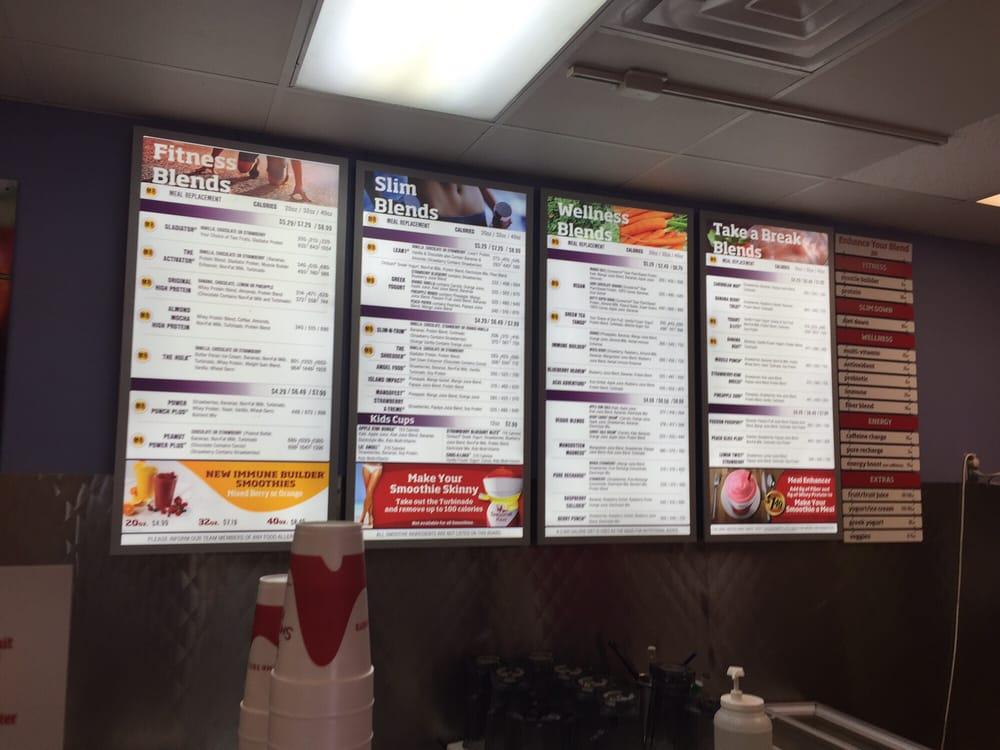 Menu at Smoothie King pub & bar, Baton Rouge, S Sherwood Forest Blvd