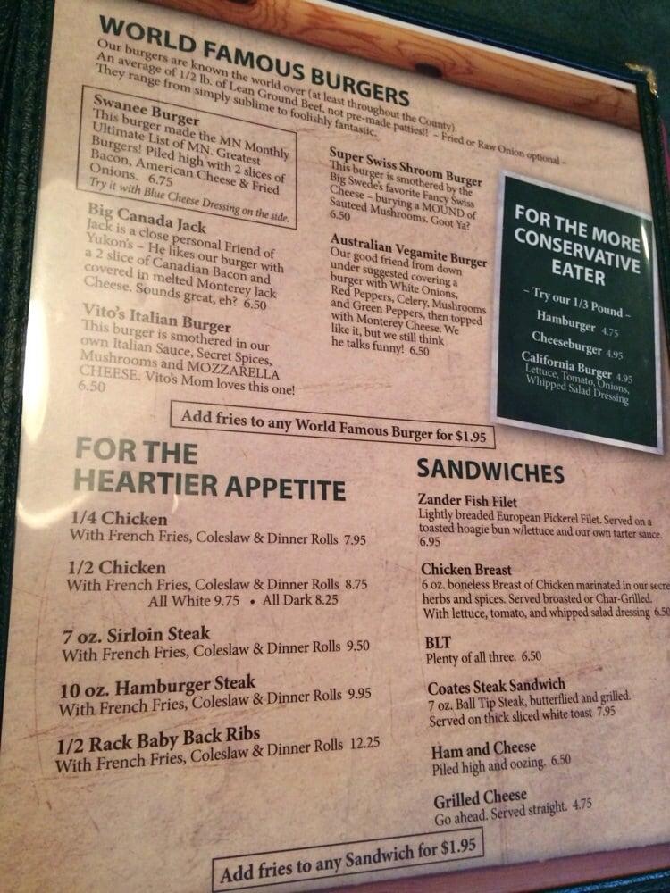 Menu at House Of Coates pub & bar, Rosemount, Clayton Ave E