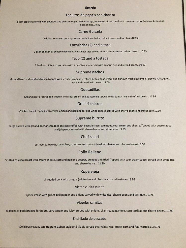Menu at Don Luis Burger & Wings restaurant, Baird, 841 W 4th St