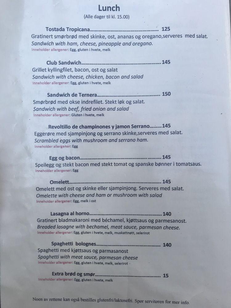 Menu At Elise Cafe AS Oslo menu-at-elise-cafe-as-oslo