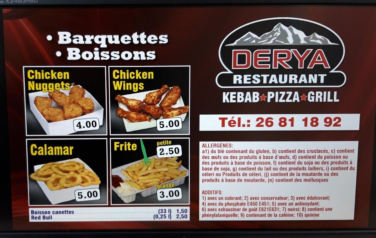 Speisekarte von Kebab pizza Larochette, Fels