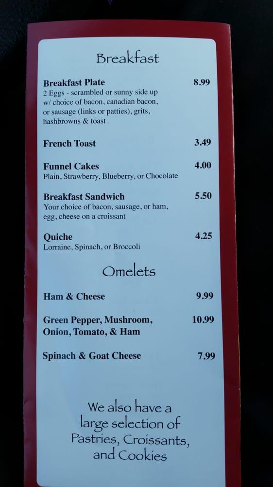 Menu at Chez Pierre French Bakery & Café, Metairie, Clearview Pkwy