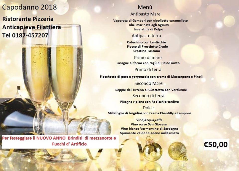Menu au Pizzeria Locanda Antica Pieve, Filattiera