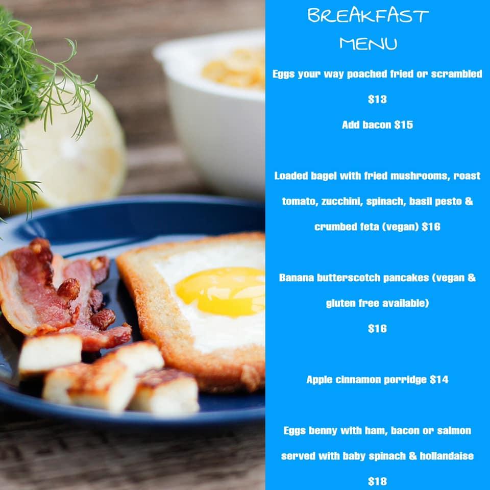 Menu at The Terrace Tamworth restaurant, Tamworth, 7375 Kable Ave