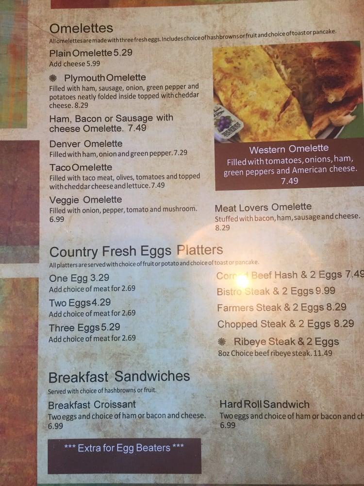 Menu at Roadside Bar & Grill, Plymouth, N5575 WI57