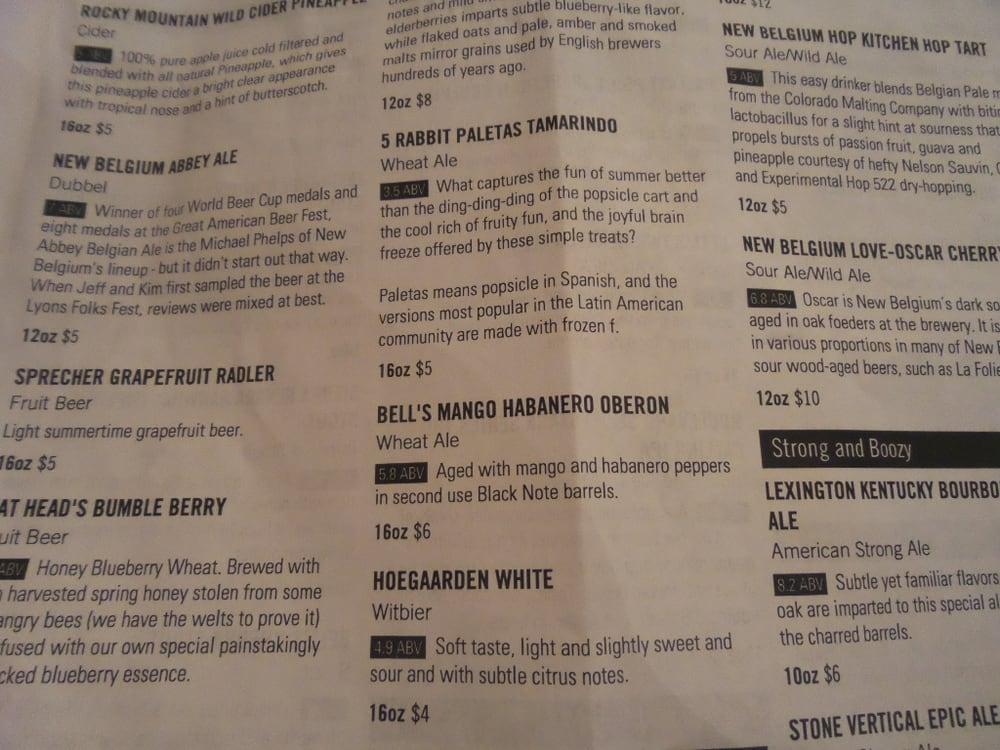 Menu at The Stein & Vine pub & bar, Brandon