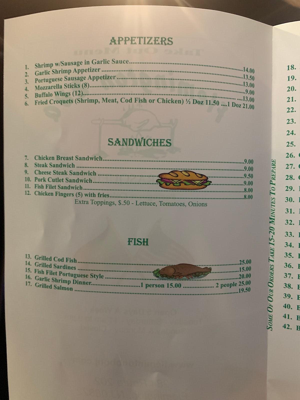Menu at Flemington BBQ, Flemington