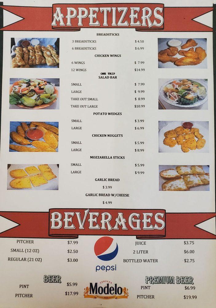Menu at King City Pizza pub & bar, King City