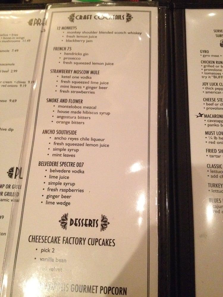 Menu at Star Cinema Grill pub & bar, Missouri City