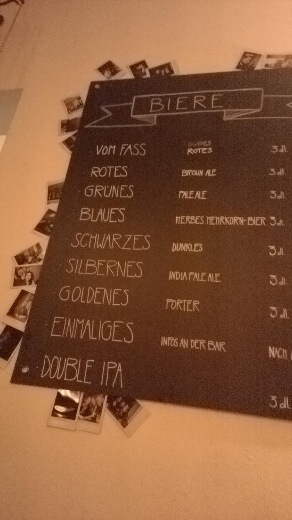 Menu di BrauBudeBasel 