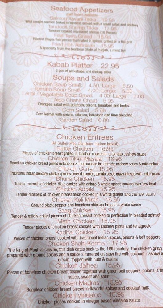 Menu At Saffron Indian Cuisine Restaurant Norwalk   Rd65 Saffron Indian Cuisine Menu 2021 09 1 