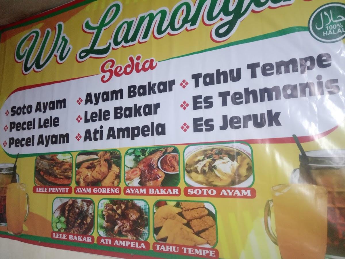 Menu at Pecel Lele Lamongan Pamper restaurant, Jakarta