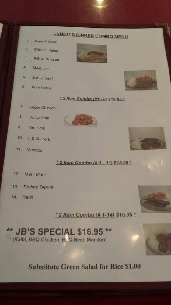 Menu at JB,S Kitchen and Lounge restaurant, Wailuku