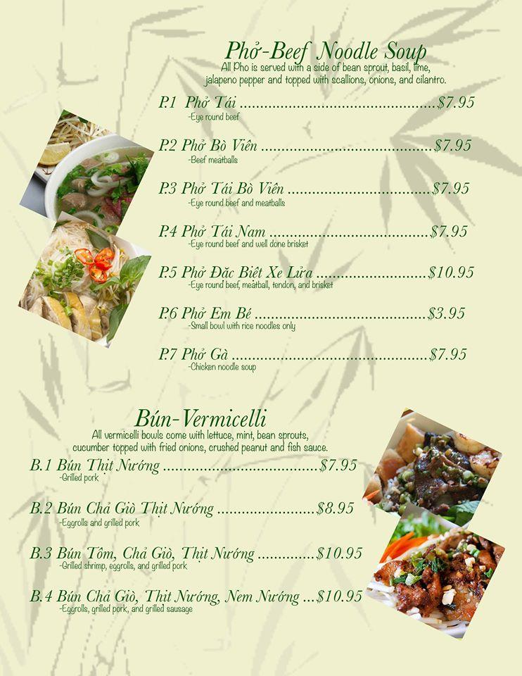 Menu At Saigon Garden Restaurant Winter Haven