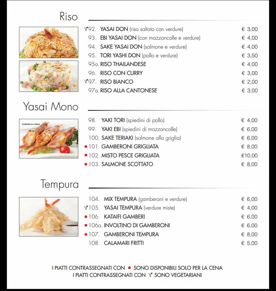 Menu di Sushi Lin 3 