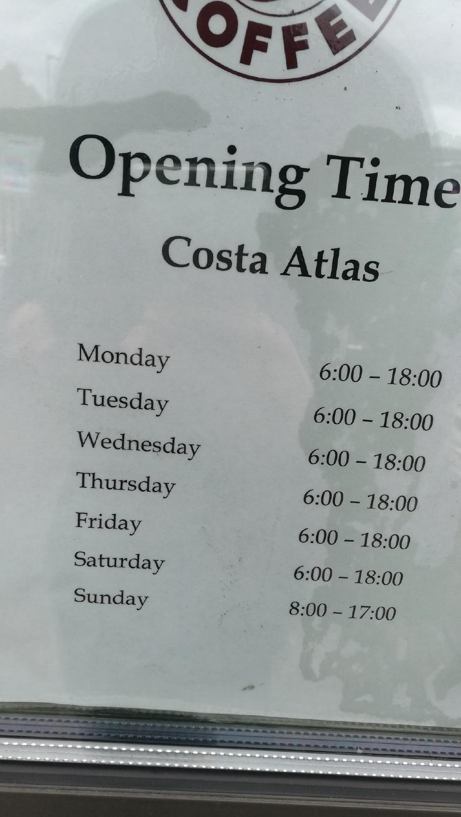 Menu at Costa Coffee, Sheffield, Brightside Ln