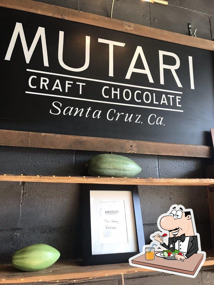 Mutari Chocolate House Factory in Santa Cruz Restaurant menu