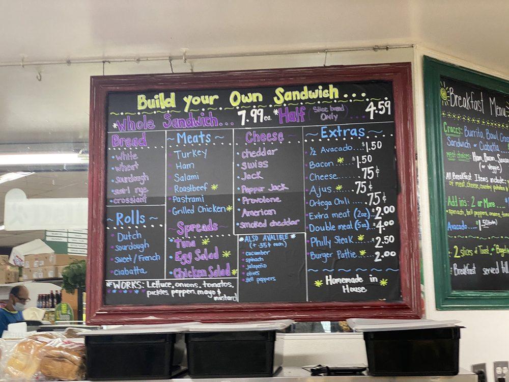 Menu at Cracchiolo's Deli restaurant, Woodland
